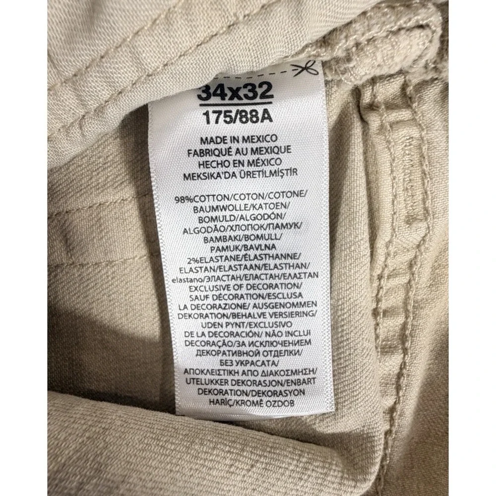 Polo Ralph Lauren Jeans Men's 34x32 Cream Ivory Classic Fit Denim Stretch